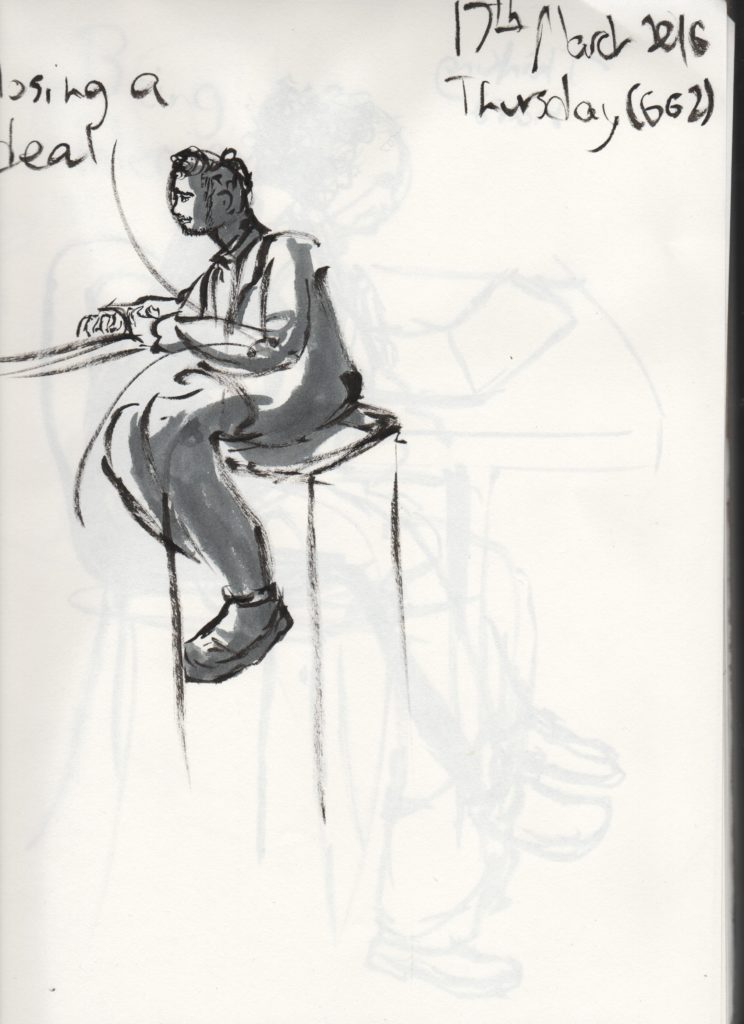 People Sketching 17th March 2016 (Thursday)
