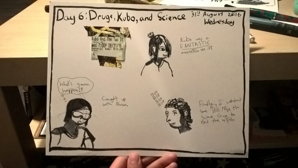 Day 6:Drugs, Kubo, and Science