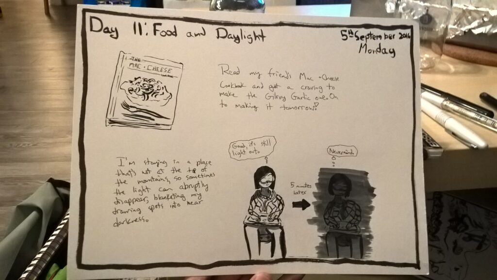 Day 11: Food and Daylight