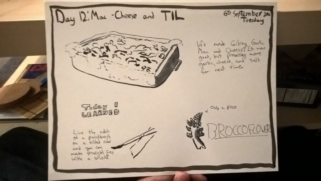 Day 12: Mac + Cheese and TIL